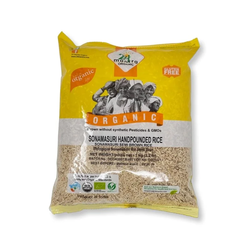 24 24 Mantra Organic  Sonamasuri Hand Pounded Rice 